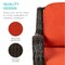 Best Choice Products 3-Piece Patio Wicker Bistro Furniture Set w/ 2 Cushioned Swivel Rocking Chairs, Side Table